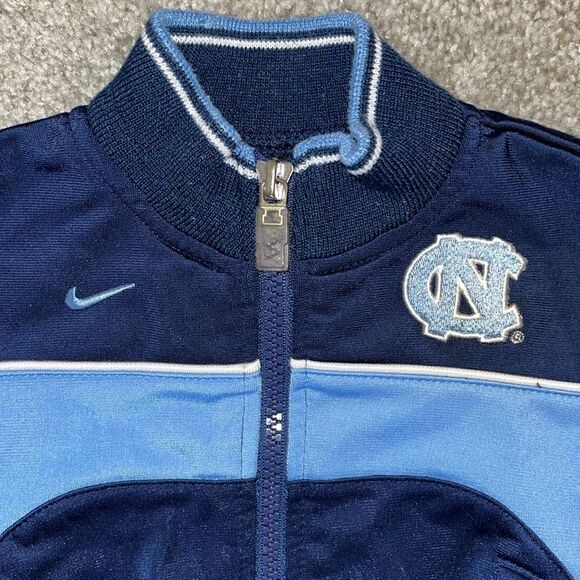 Nike Michael Jordan UNC North Carolina Tarheels Basketball Warm up Jacket 6/9 mo - Picture 2 of 5